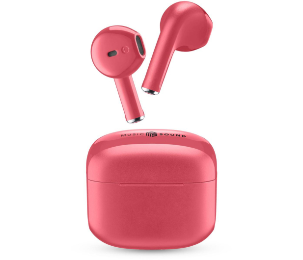 MUSIC SOUND SŁUCHAWKI DOUSZNE TWS CELLULAR LINE SWAG MS Różowe # - 1467211 - zdjęcie